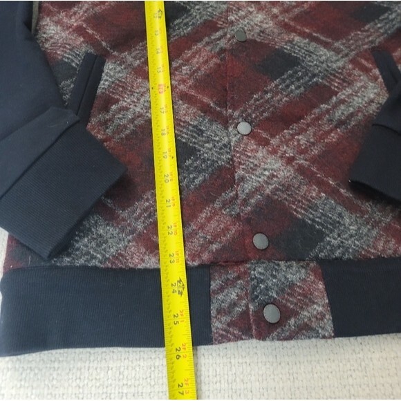 Armani Exchange Womens Varsity Button up Wool Blend Coat - Picture 10 of 12